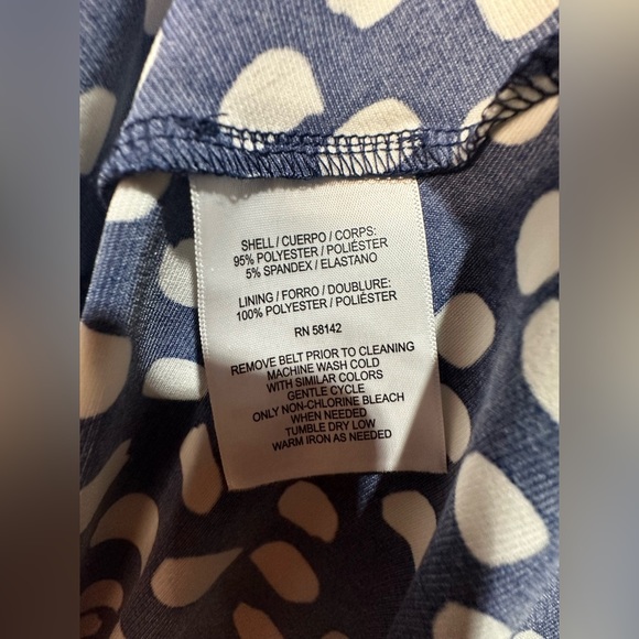 NWOT London Times Sleeveless Jersey Keyhole Belted Midi Dress Size 10P - Picture 7 of 7